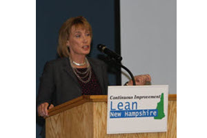 Governor Hassan speaking at Lean Summit 2013