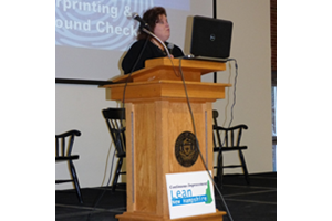 NH DOS Roberta Witham speaker at Lean Summit 2014